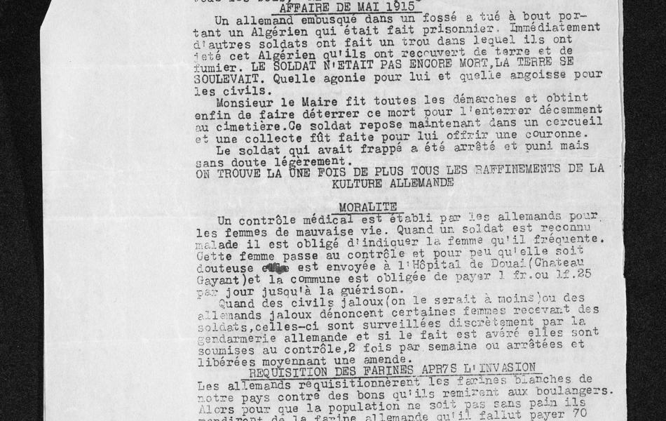 Texte dactylographié retranscrit ci-dessous.