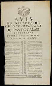 Document imprimé transcrit ci-contre.