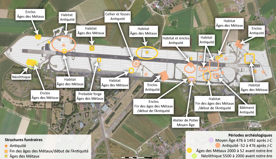 Vue aérienne de la base aérienne 103.