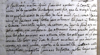 Texte manuscrit transcrit ci-contre.