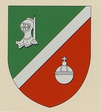 Blason de Saint-Martin-au-Laërt.