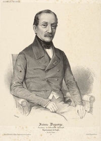 Portrait noir et blanc de Frédéric Degeorge, représentant du Pas-de-Calais à l’Assemblée constituante en 1848, en buste.