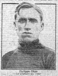 Portrait de Philippe Thys extrait du Petit Parisien.