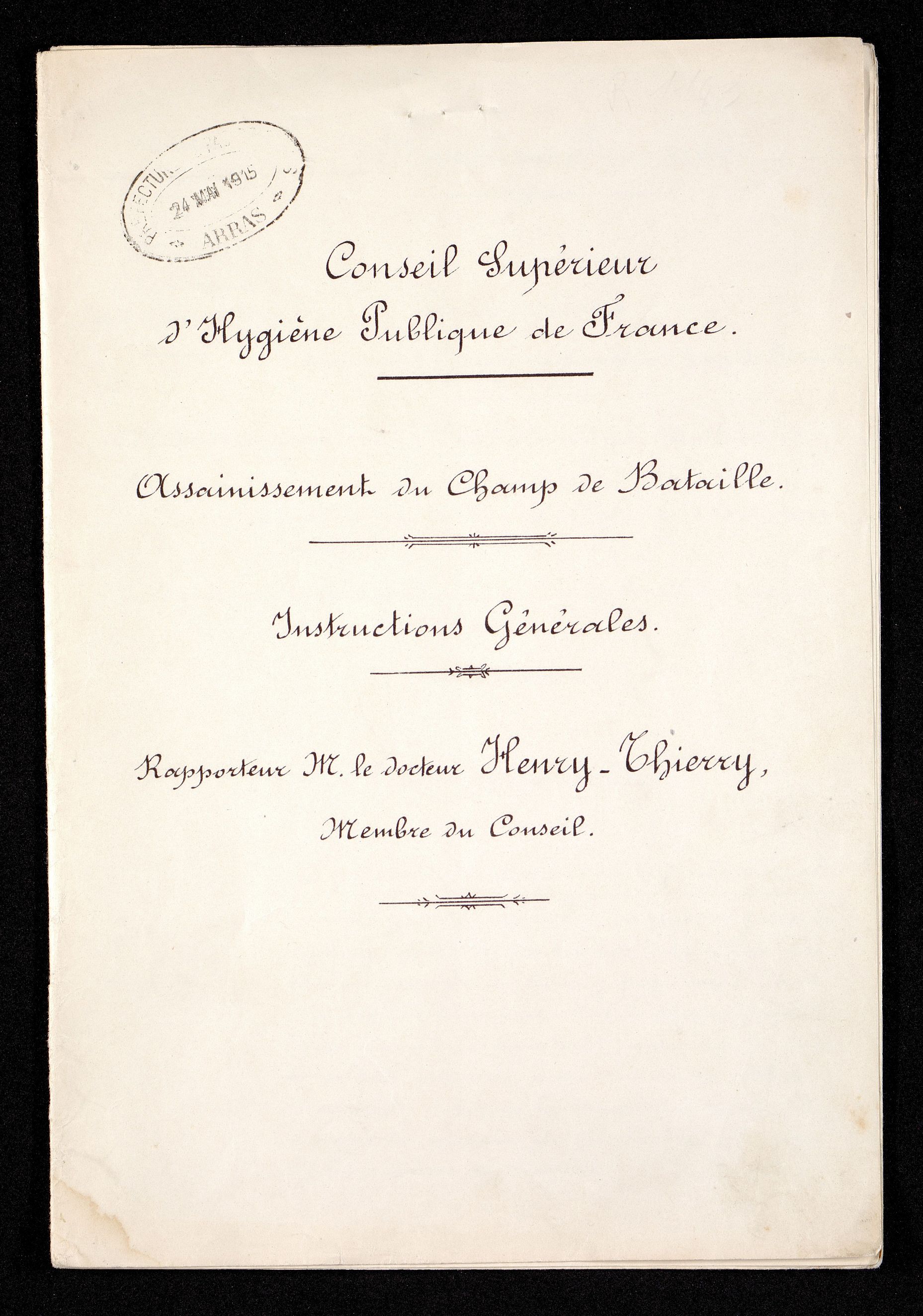 Document manuscrit retranscrit intégralement.