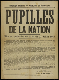 Affiche imprimée retranscrite ci-dessous.