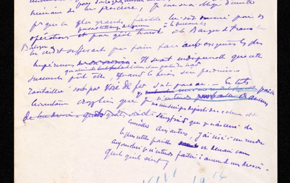 Texte manuscrit retranscrit ci-contre.