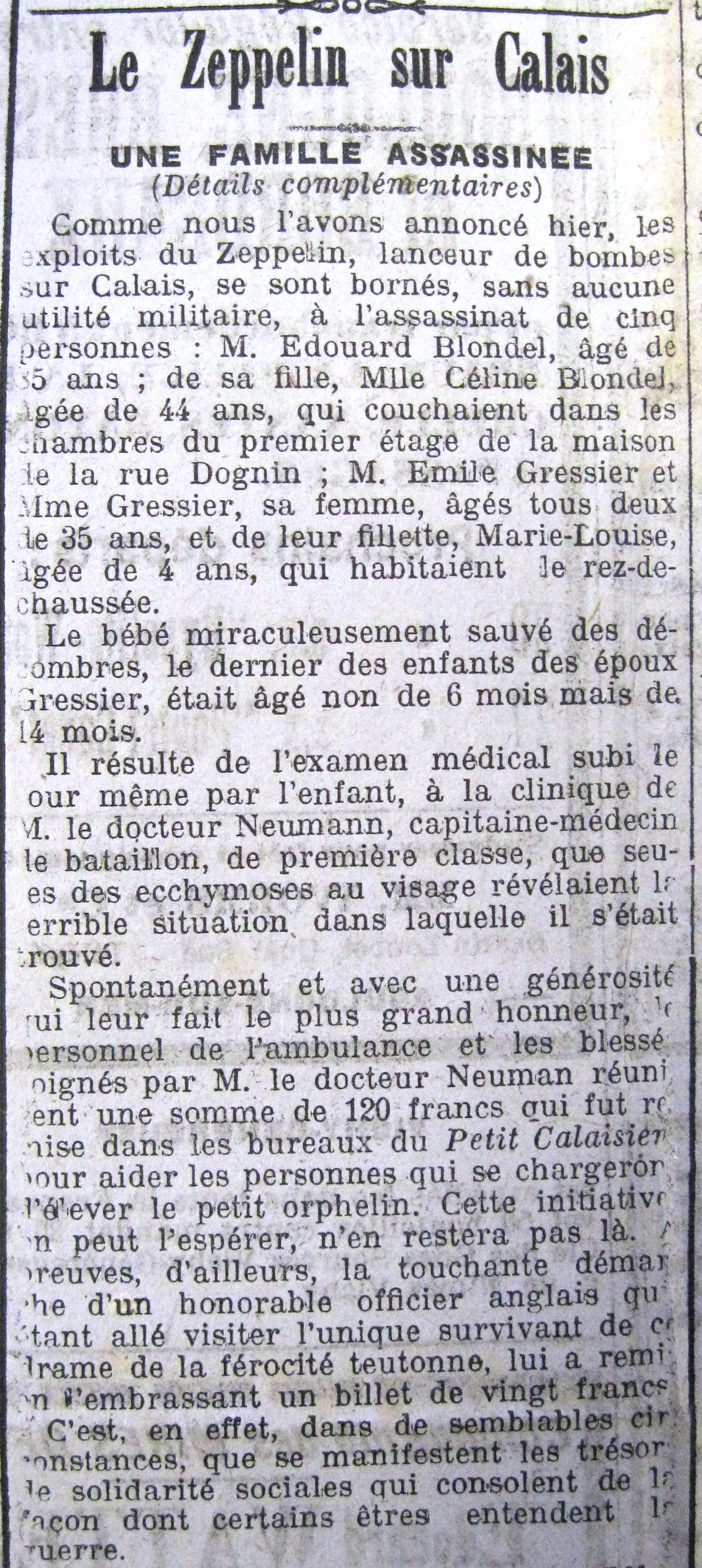 Extrait de presse retranscrit ci-contre.