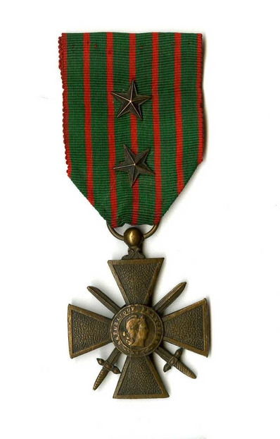 Croix de guerre.