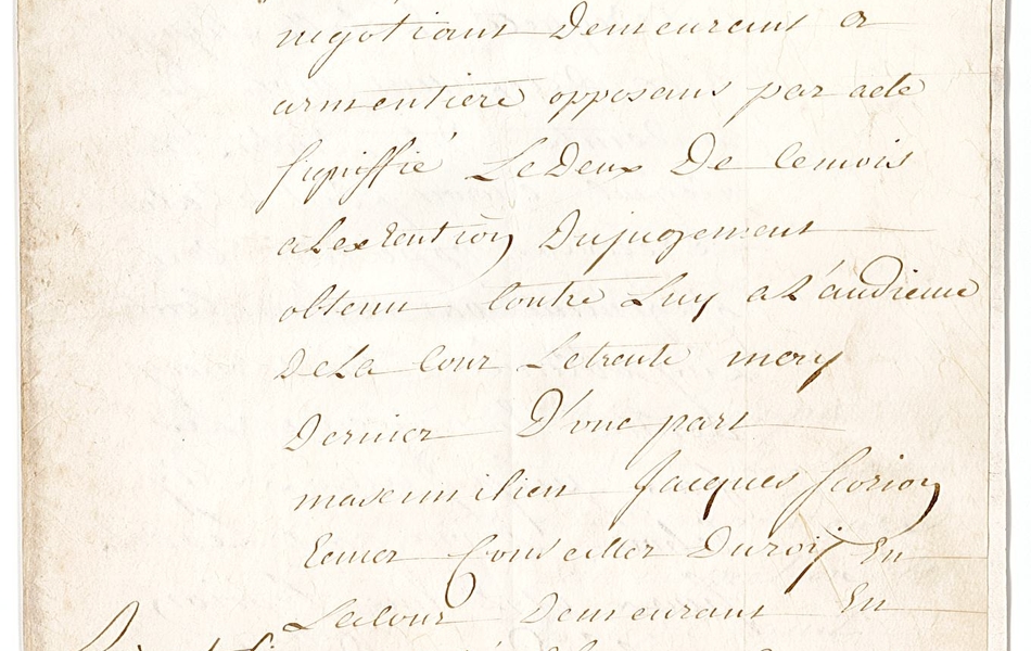 Texte manuscrit retranscrit ci-contre.