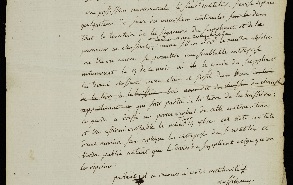 Texte manuscrit retranscrit ci-contre.