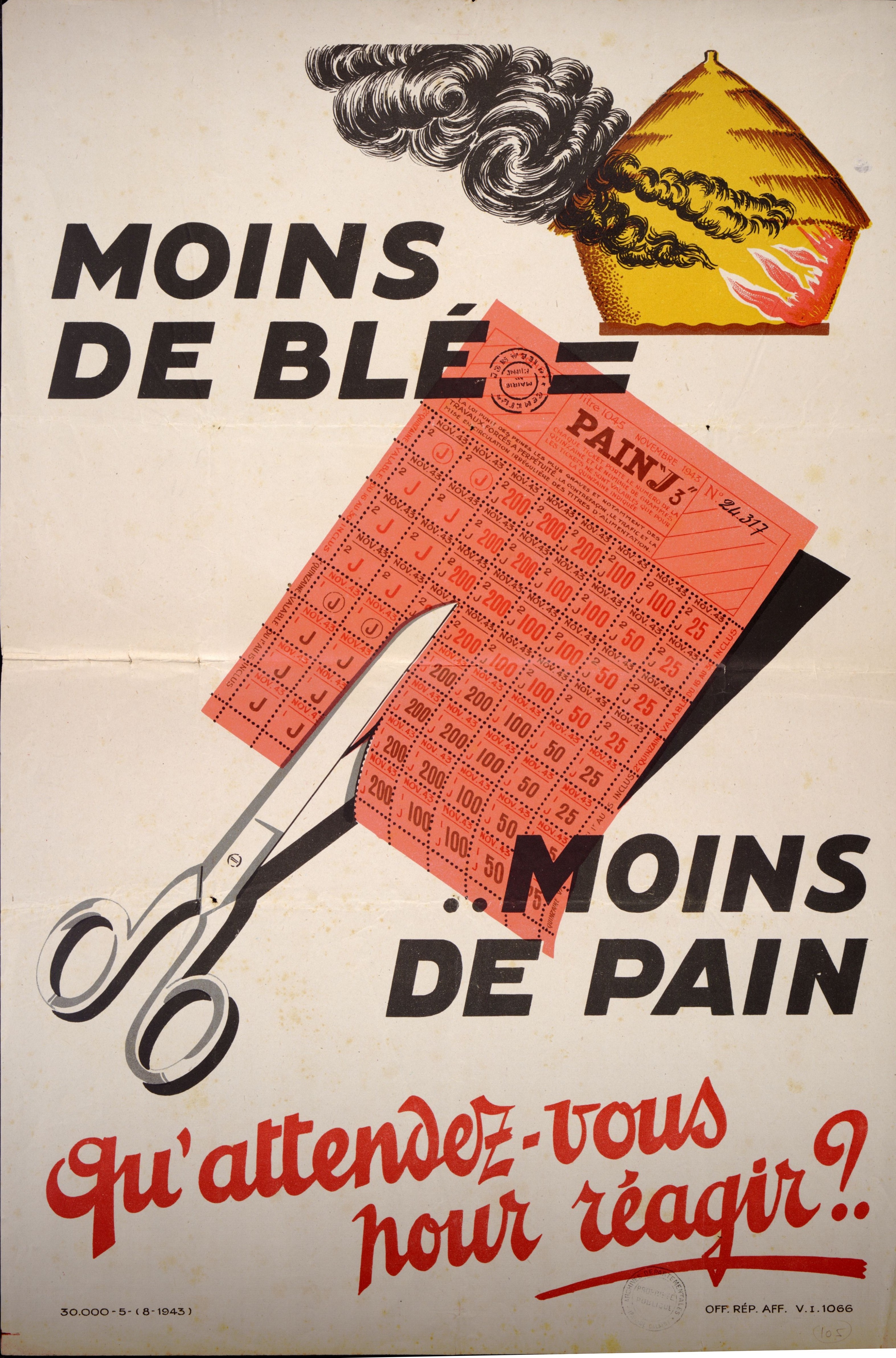 Affiche imprimée.
