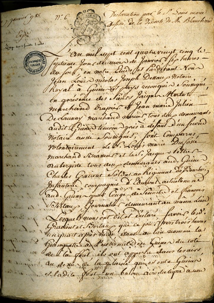 Page manuscrite retranscrite ci-contre.