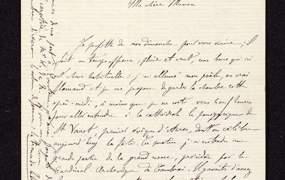 Texte manuscrit retranscrit ci-contre.