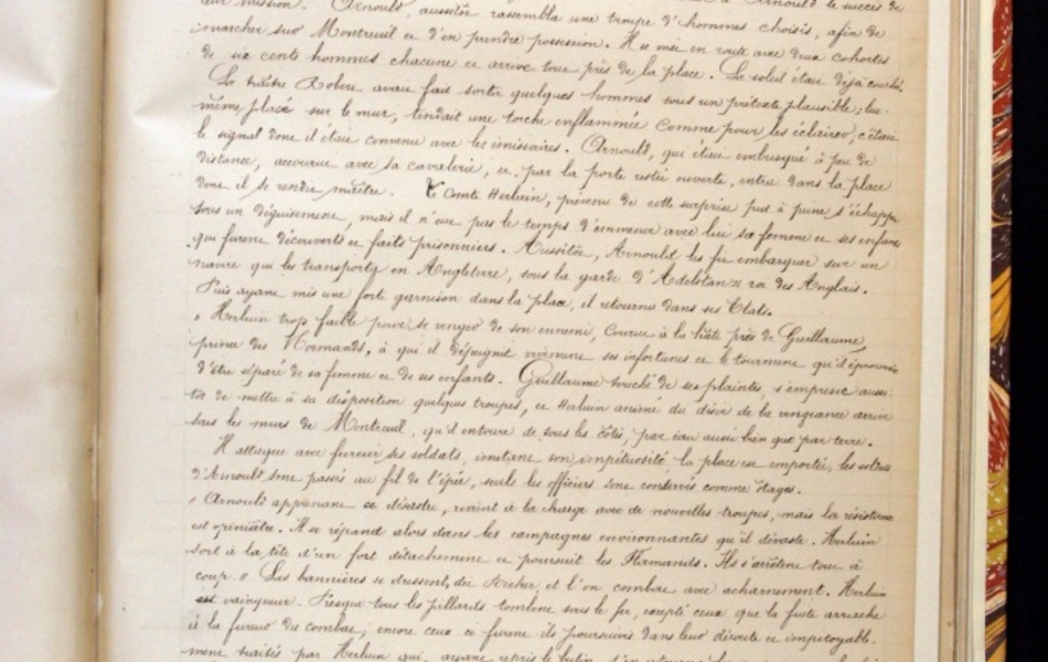 Texte manuscrit retranscrit ci-dessous