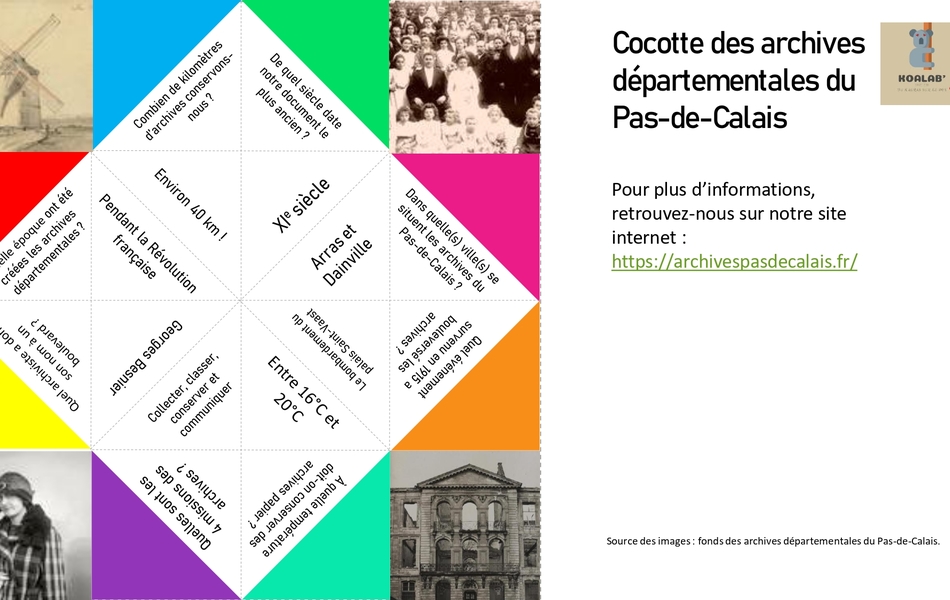 Cocotte en papier à imprimer et plier.