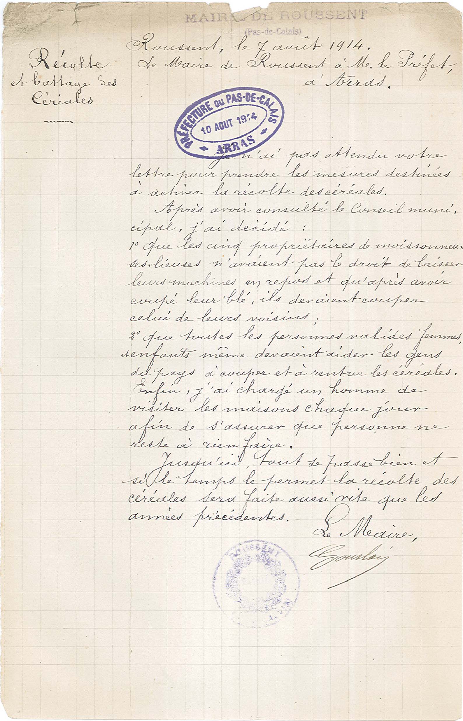 Archives départementales du Pas-de-Calais, 11 R 1128.