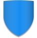 Blason bleu.