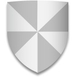Blason séparé en huit parties par une croix droite et une croix en diagonale.
