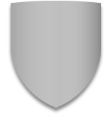 Blason entièrement recouvert de gris. 