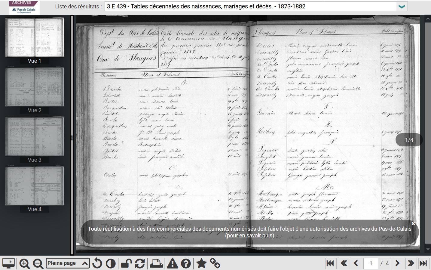 Archives 49 numérisées