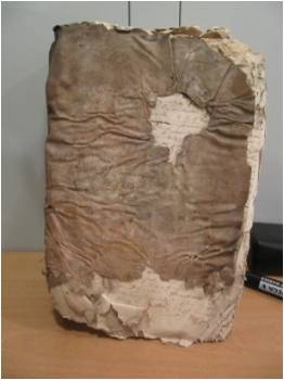 Registre détérioré.