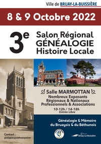Affiche couleur annonçant un salon (description dans l'article)